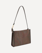 Shoulder bag with Pegaso detail - BROWN | Base Blu