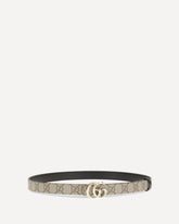 Reversible GG Marmont slim Belt - BEIGE | Base Blu