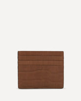 Mini alligator Card Holder - BROWN | Base Blu