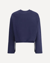 Cropped Sweatshirt - BLUE | Base Blu