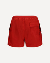 Logo-detail swim Shorts - RED | Base Blu