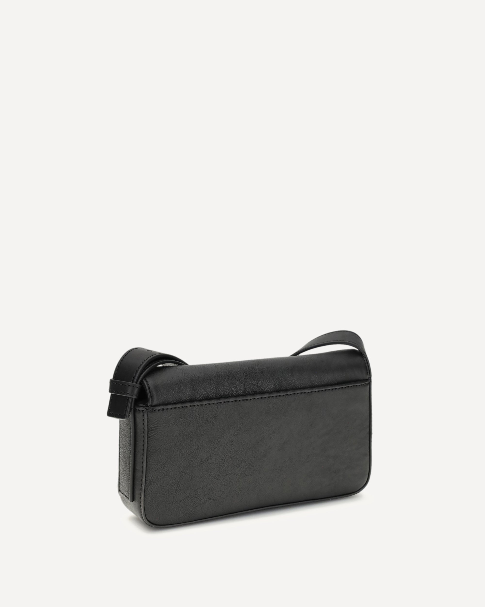 ALEXANDER WANG Leather Shoulder Bag BLACK | Base Blu