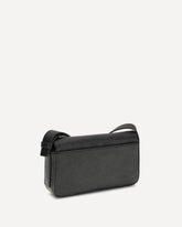 Leather Shoulder Bag - BLACK | Base Blu