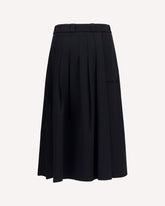 Origami midi Skirt - BLACK | Base Blu