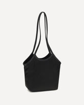 Small nylon Cami Tote Bag - BLACK | Base Blu