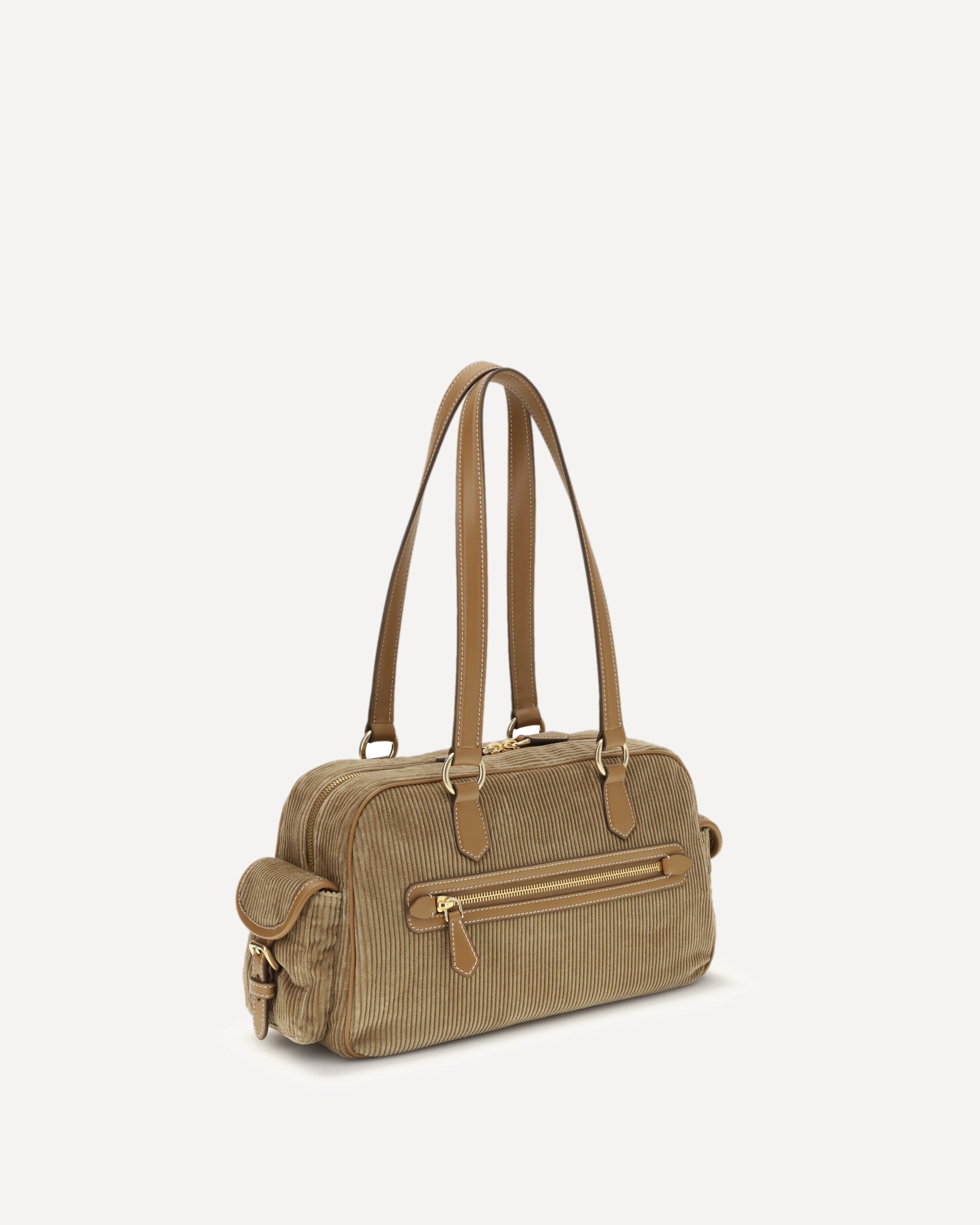 MIU MIU Corduroy Shoulder Bag BEIGE | Base Blu