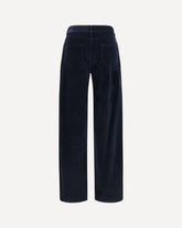 Fragola corduroy Pants - BLUE | Base Blu