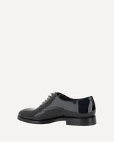 Patent leather Laced Shoes - BLACK | Base Blu