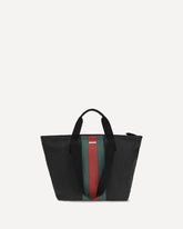 Medium Positano Shopping Bag - BLACK | Base Blu