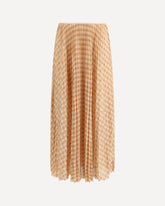 Diamond jersey pleated Skirt - MULTICOLOUR | Base Blu