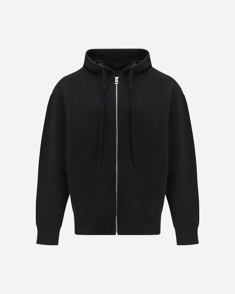 LOEWE Anagram zip-up Hoodie BLACK | Base Blu
