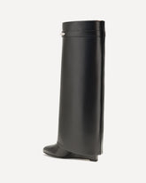 Leather Shark Boots - BLACK | Base Blu