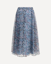 Printed long Skirt - MULTICOLOUR | Base Blu