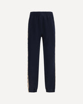 Jogging Pants feature signature Burberry Check tape along the sides - BLUE | Base Blu
