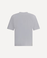 T-shirt whit maxi monogram - WHITE | Base Blu