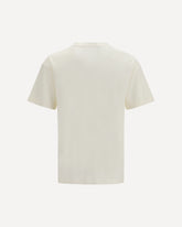 Logo crewneck T-Shirt - CREAM | Base Blu