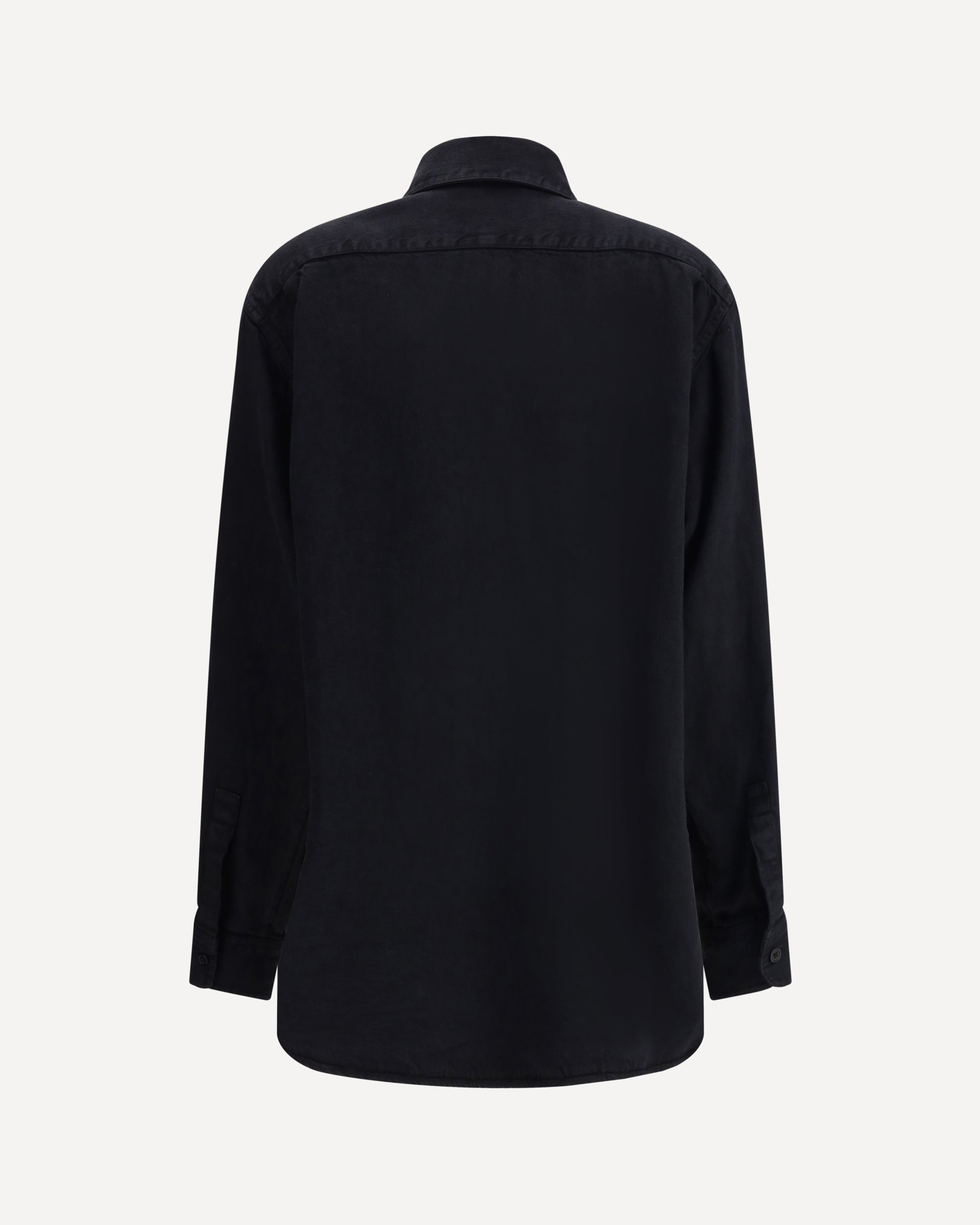 THE ROW Nesson denim Shirt BLACK | Base Blu
