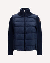 Moonie hybrid cardigan Jacket - BLUE | Base Blu