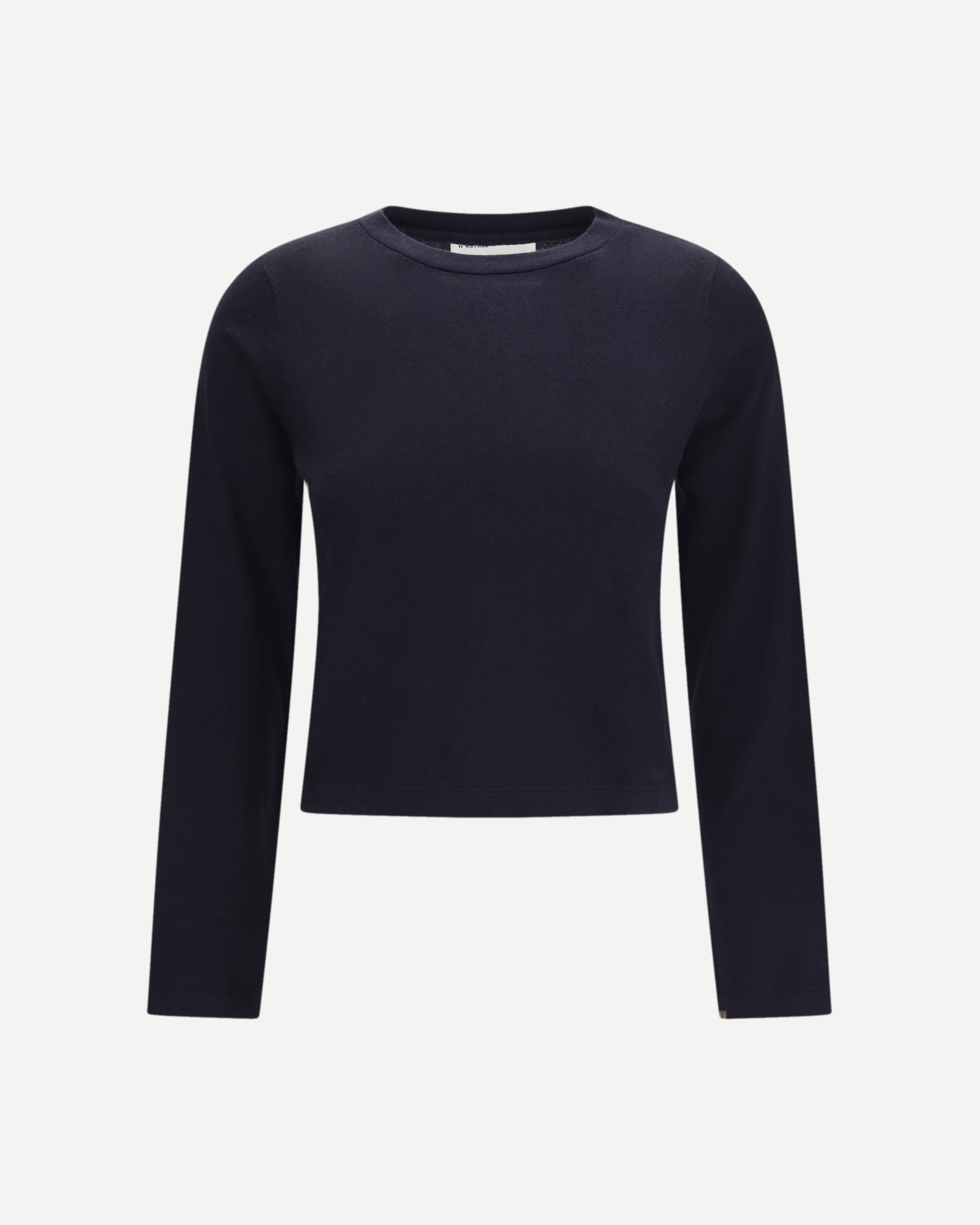 EXTREME CASHMERE N°451 Lisa long-sleeve T-shirt BLUE | Base Blu