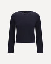 N°451 Lisa long-sleeve T-shirt - BLUE | Base Blu