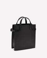 Borsa a Mano Antibes in pelle granata piccola - NERO | Base Blu