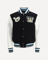 Varsity Star Logo Jacket - BLACK | Base Blu