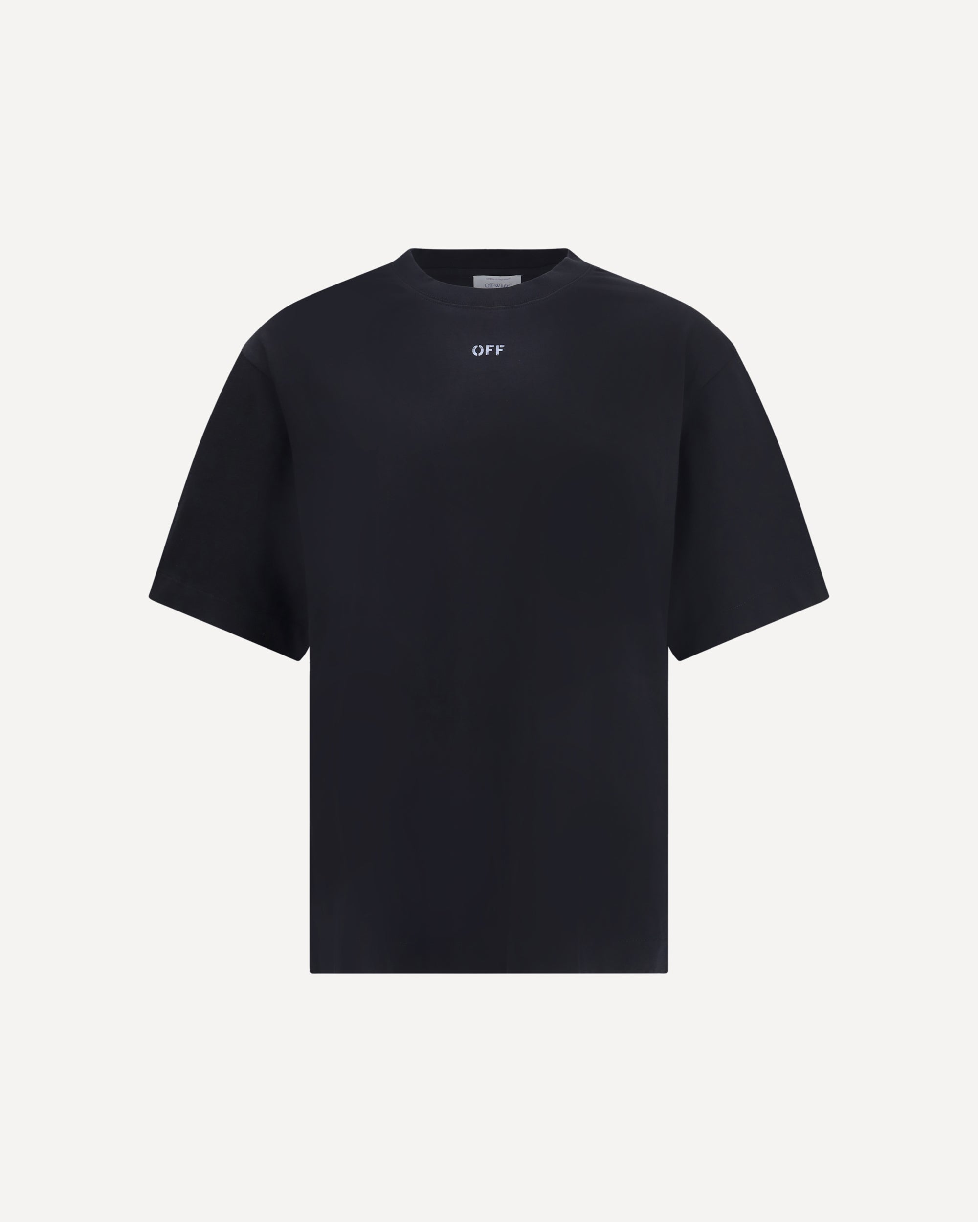 OFF-WHITE Stencil Arrow Skate Logo T-Shirt BLACK | Base Blu