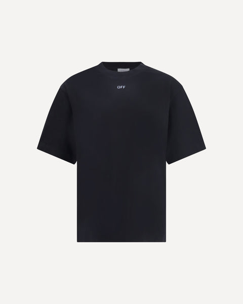 OFF-WHITE Stencil Arrow Skate Logo T-Shirt BLACK | Base Blu