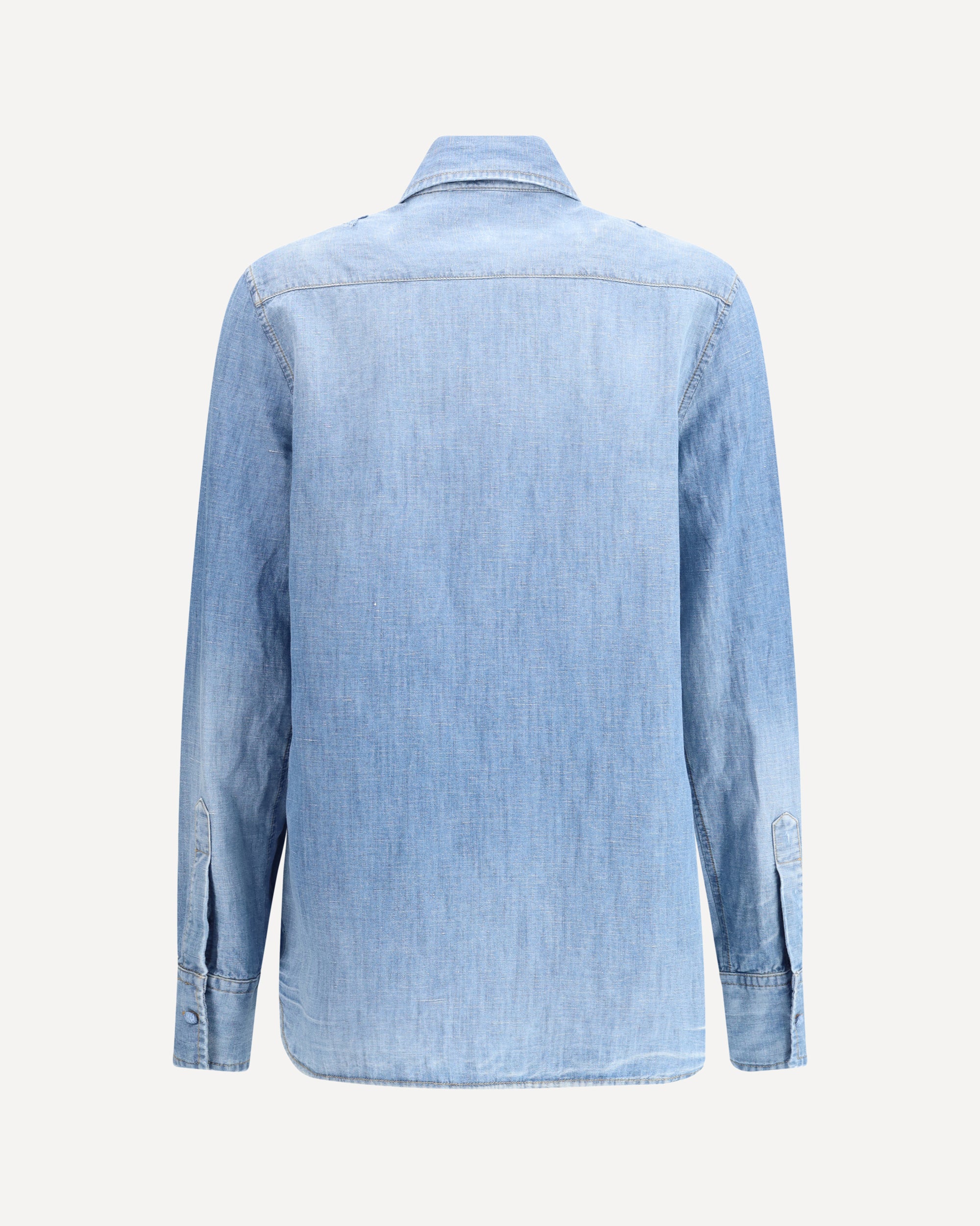 ERMANNO SCERVINO Embroidery denim Shirt BLUE | Base Blu