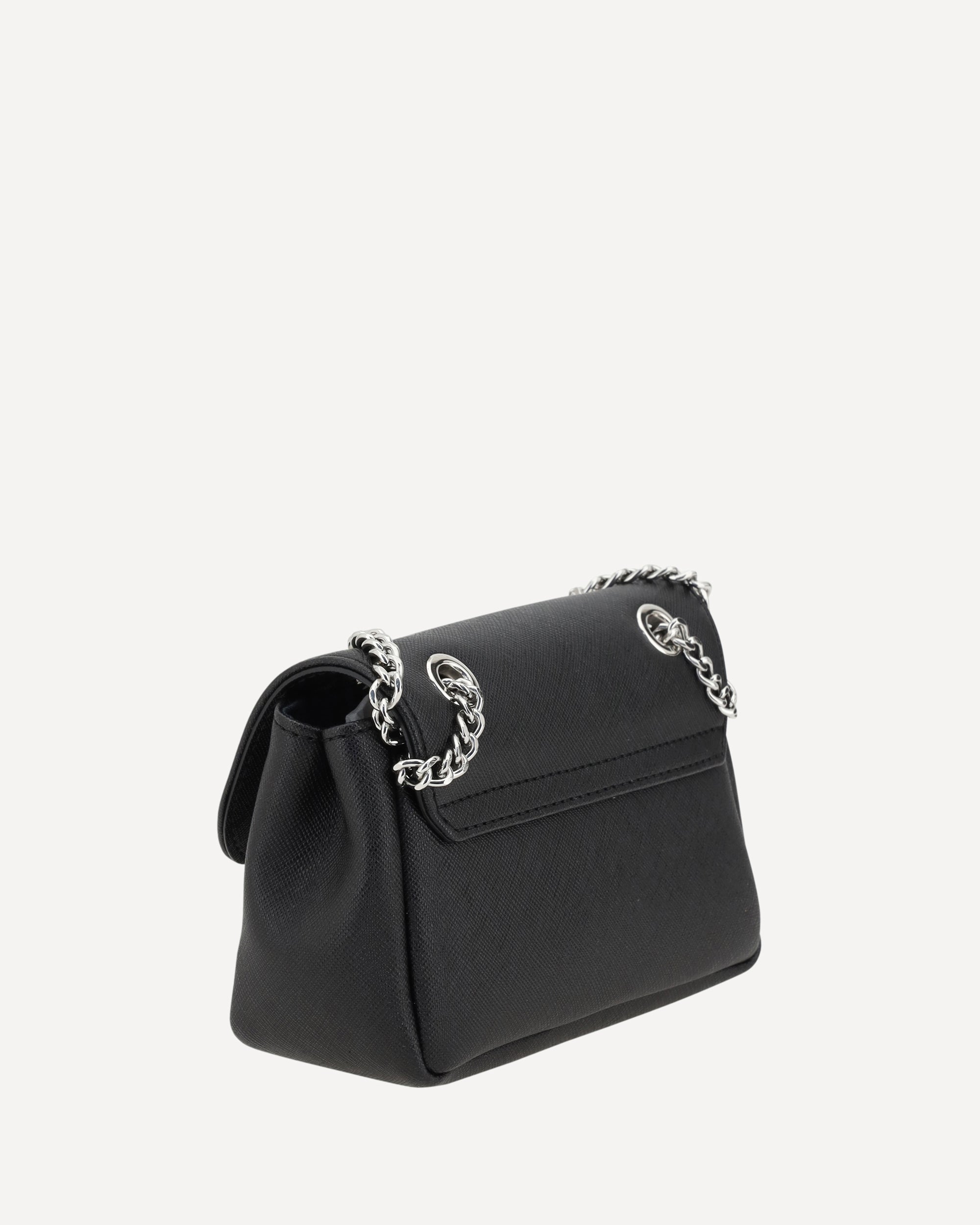 VIVIENNE WESTWOOD Shoulder Bag with Orb plaque BLACK | Base Blu