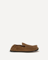 Flex suede Loafers - BROWN | Base Blu