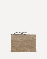 Raffia Ampy Pouch - BEIGE | Base Blu