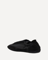 Sneakers Collapse in Re-Nylon e pelle scamosciata - NERO | Base Blu