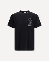 T-shirt Big Double Arrow - NERO | Base Blu