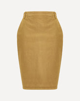 Gonna a Matita in Denim - BEIGE | Base Blu