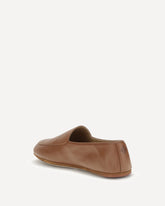 Leather Loafers - BEIGE | Base Blu