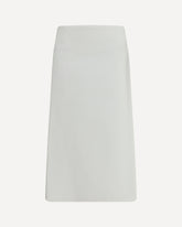 Bonded cotton Skirt - WHITE | Base Blu