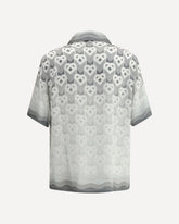 Cuban short-sleeved silk shirt - GREY | Base Blu