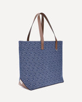 Embroderied denim Tote Bag - LIGHT BLUE | Base Blu