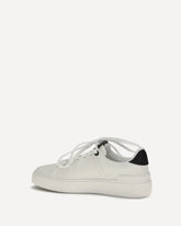 B-Court Sneakers in calfskin leather - BLACK | Base Blu