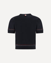 Snowflakes T-shirt - BLACK | Base Blu