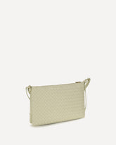 Intrecciato Shoulder Bag - CREAM | Base Blu
