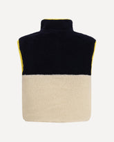 Multicolor fleece Vest - MULTICOLOUR | Base Blu