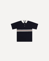 Cotton Polo Shirt for boy - BLACK | Base Blu