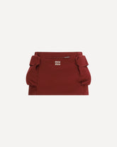 Cotton mini Skirt - BORDEAUX | Base Blu