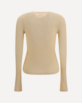 Ribbed wool Sweater - ORANGE | Base Blu