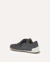 Sneakers in flanella di lana vergine - GRIGIO | Base Blu