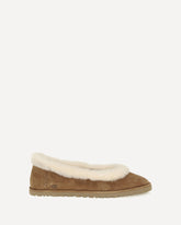 Zora suede Ballerinas - BEIGE | Base Blu