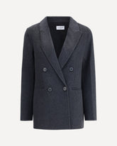Wool blazer Coat - GREY | Base Blu