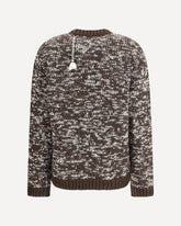 Charm-embellishment Sweate - BROWN | Base Blu